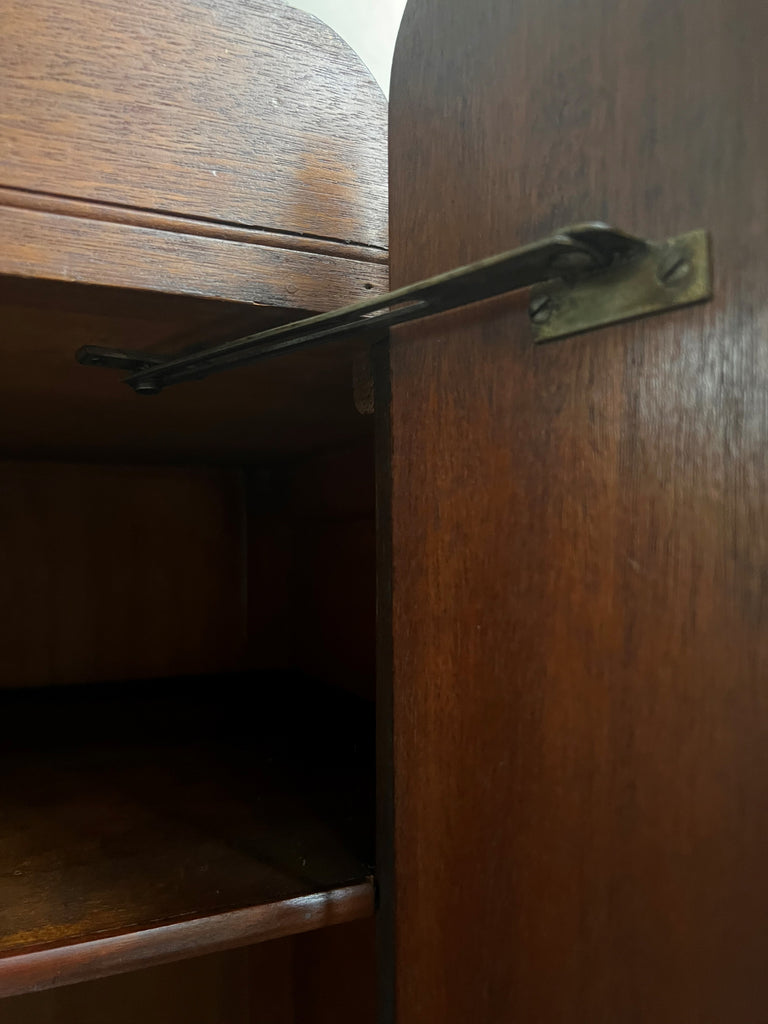 1940's Burlwood Armoire Wardrobe