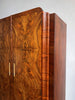 1940's Burlwood Armoire Wardrobe