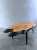 1970's Mid Century Cypress Live Edge Table