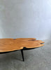1970's Mid Century Cypress Live Edge Table