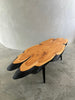 1970's Mid Century Cypress Live Edge Table