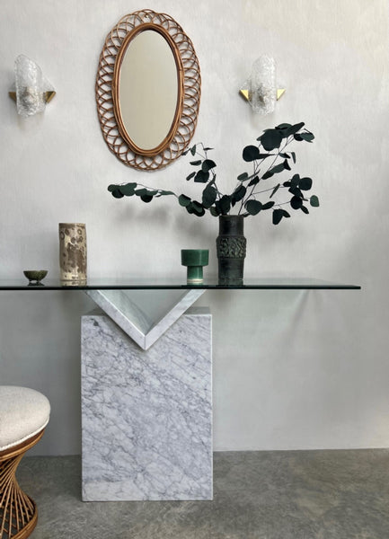 Vintage Marble Console