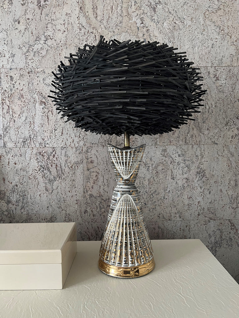 1950's American Ceramic Urchin Lamps