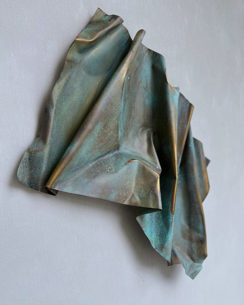 Brass Wall Sculpture by Jodi Newnham