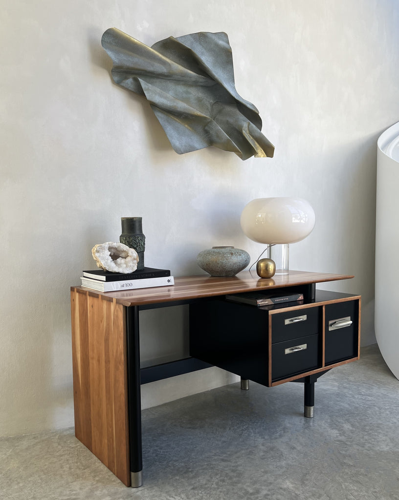 1960's American Cherry Timber Desk by Willet Furniture