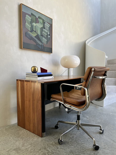 1960's American Cherry Timber Desk by Willet Furniture