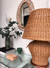 Vintage Wicker Lamp