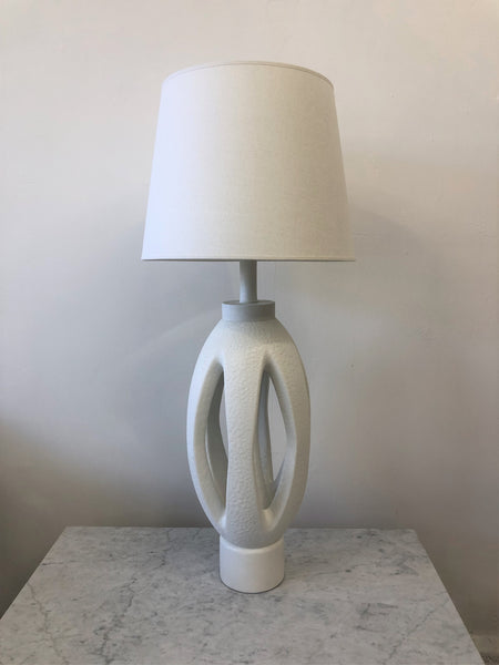 Monumental 70's Ceramic Lamp USA
