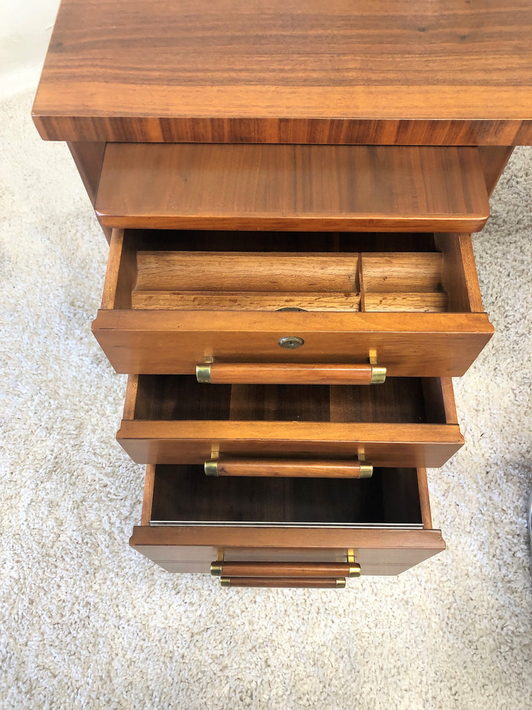 Executive 1960's Boomerang Shaped Desk by Albert Holtzman LA