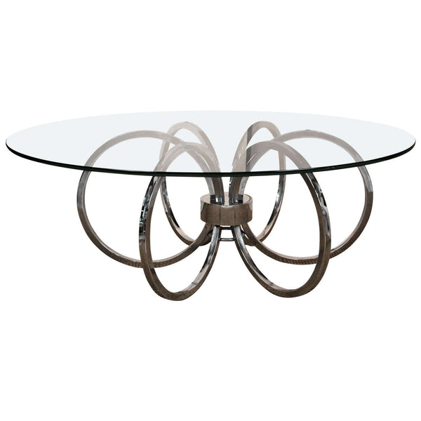 Vintage 1970's Glam Brass Coffee Table