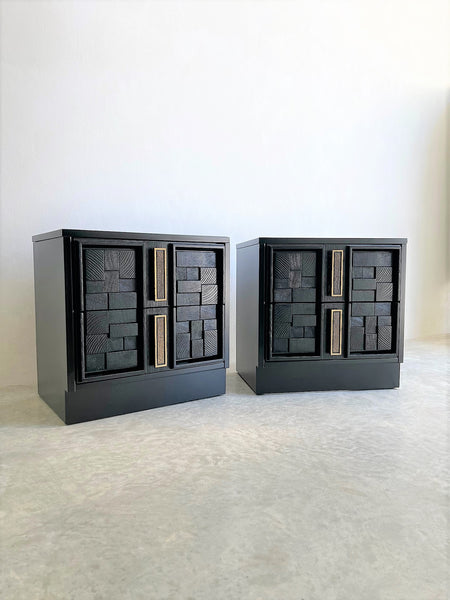 American Brutalist Bedside Draws 1970's