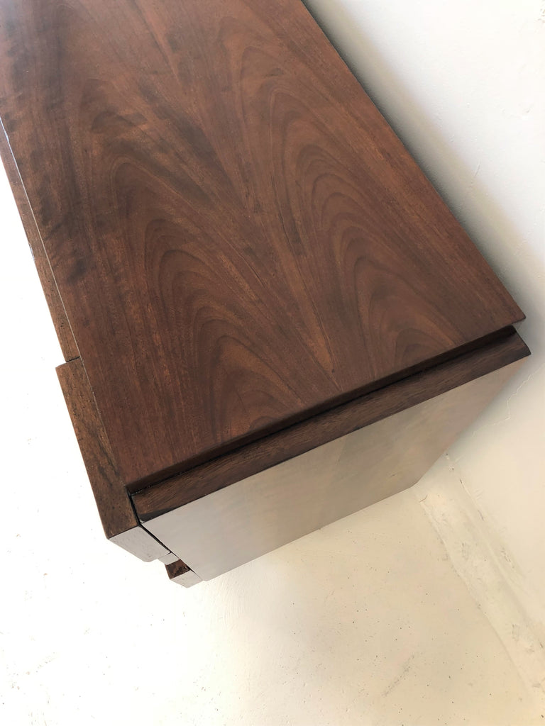 SOLD Brutalist Cubist Style Credenza by Lane Altavista