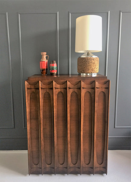 SOLD Brutalist Armoire Paul Evans Style