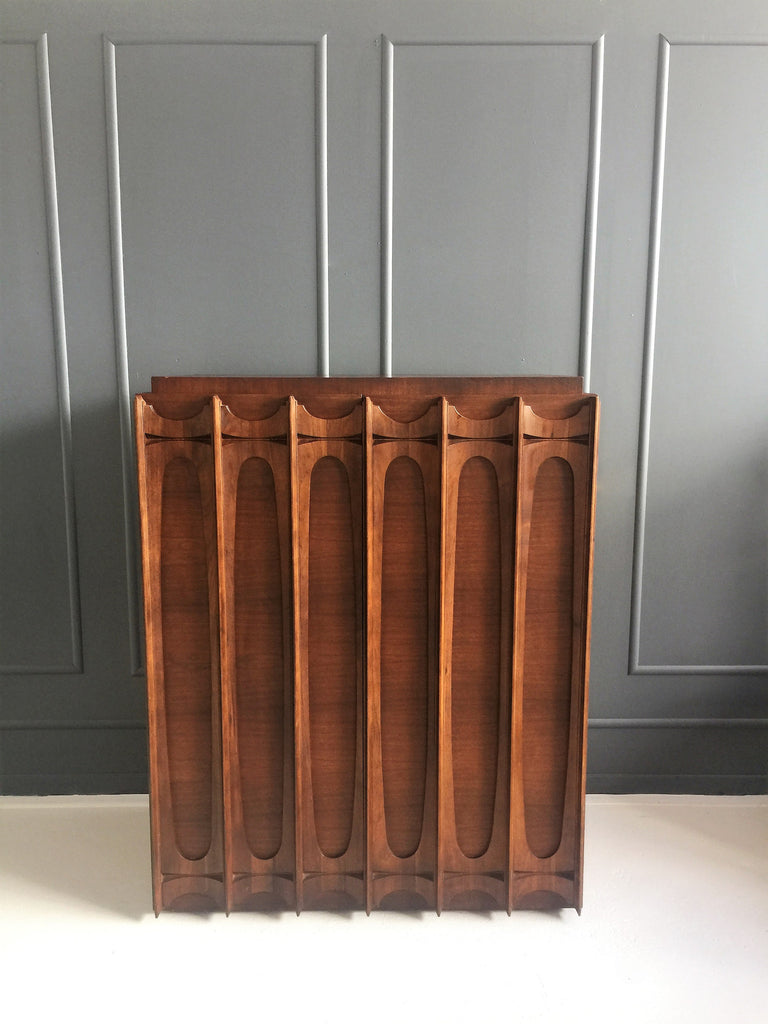 SOLD Brutalist Armoire Paul Evans Style