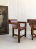 SOLD Arts and Craft Chairs in the style of Pierre Chapo