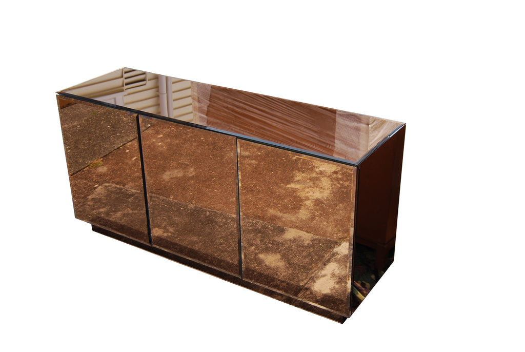 Ello Rose Coloured Mirror Credenza