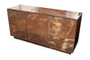 Ello Rose Coloured Mirror Credenza