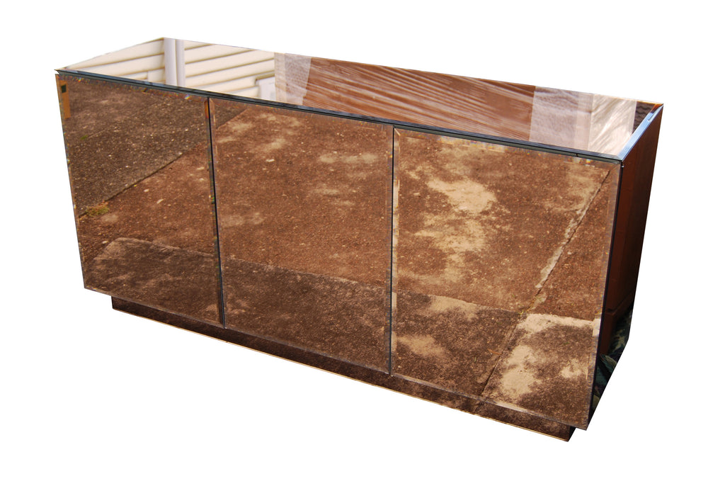 Ello Rose Coloured Mirror Credenza
