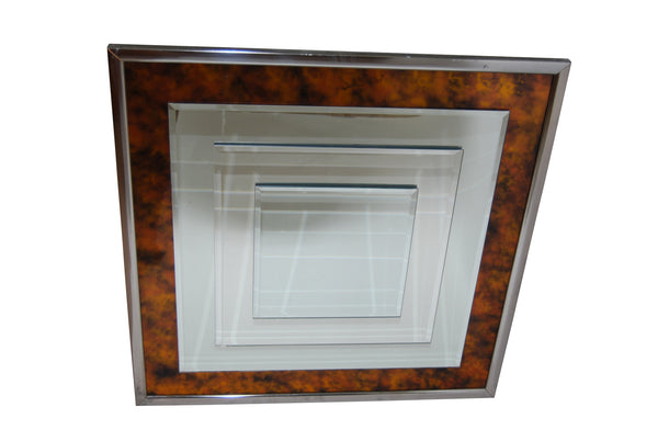 Large 1970's Optical Mirror