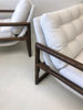 SOLD 1970's Milo Baughman Scoop Arm Chairs