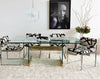 Leon Rosen for Pace Collection Glass Dining Table