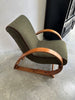 SOLD 1950's Vintage French Chair in the style of Adrien Audoux