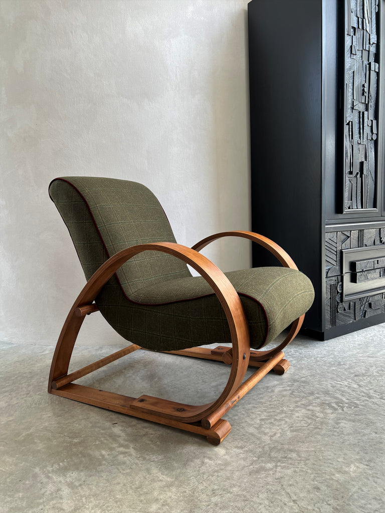 SOLD 1950's Vintage French Chair in the style of Adrien Audoux