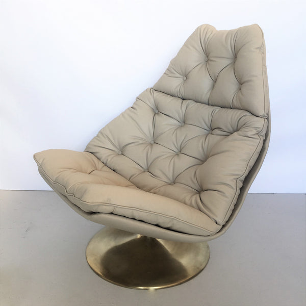 SOLD Geoffrey Harcourt Swivel Lounge Chair for Artifort F588, 1970