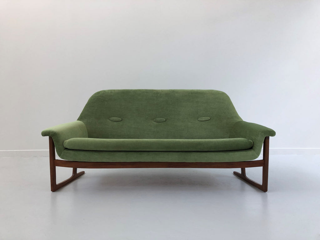 SOLD Scandinavian 1960's Teak Lounger