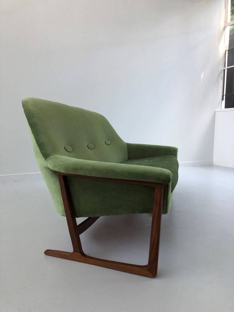 SOLD Scandinavian 1960's Teak Lounger