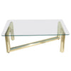 Karl Springer Brass coffee table