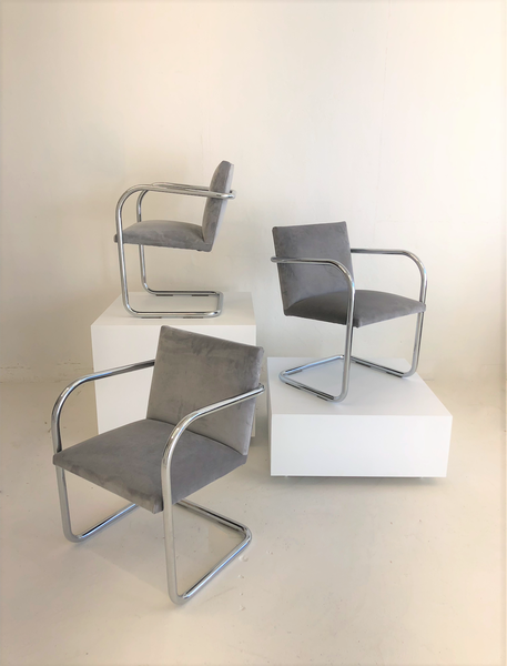 Brno Chair-Tubular by Mies Van Der Rohe