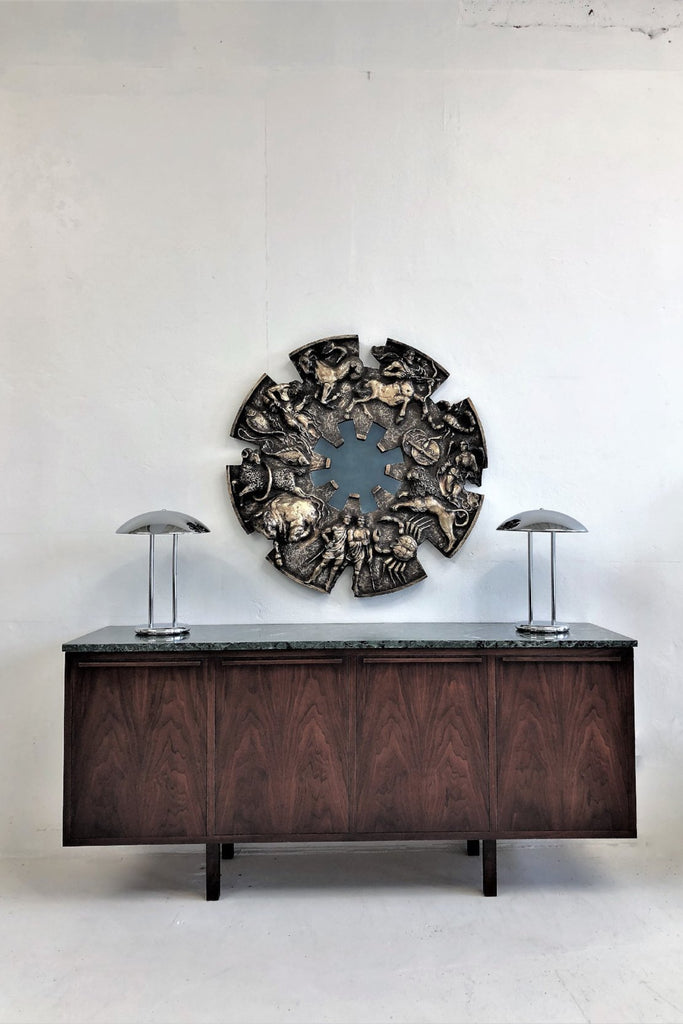 SOLD 1960's Bespoke Brazilian Rosewood Credenza USA