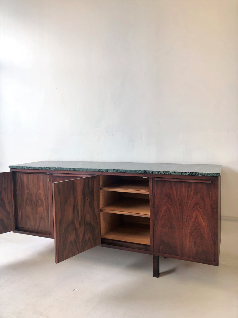 SOLD 1960's Bespoke Brazilian Rosewood Credenza USA