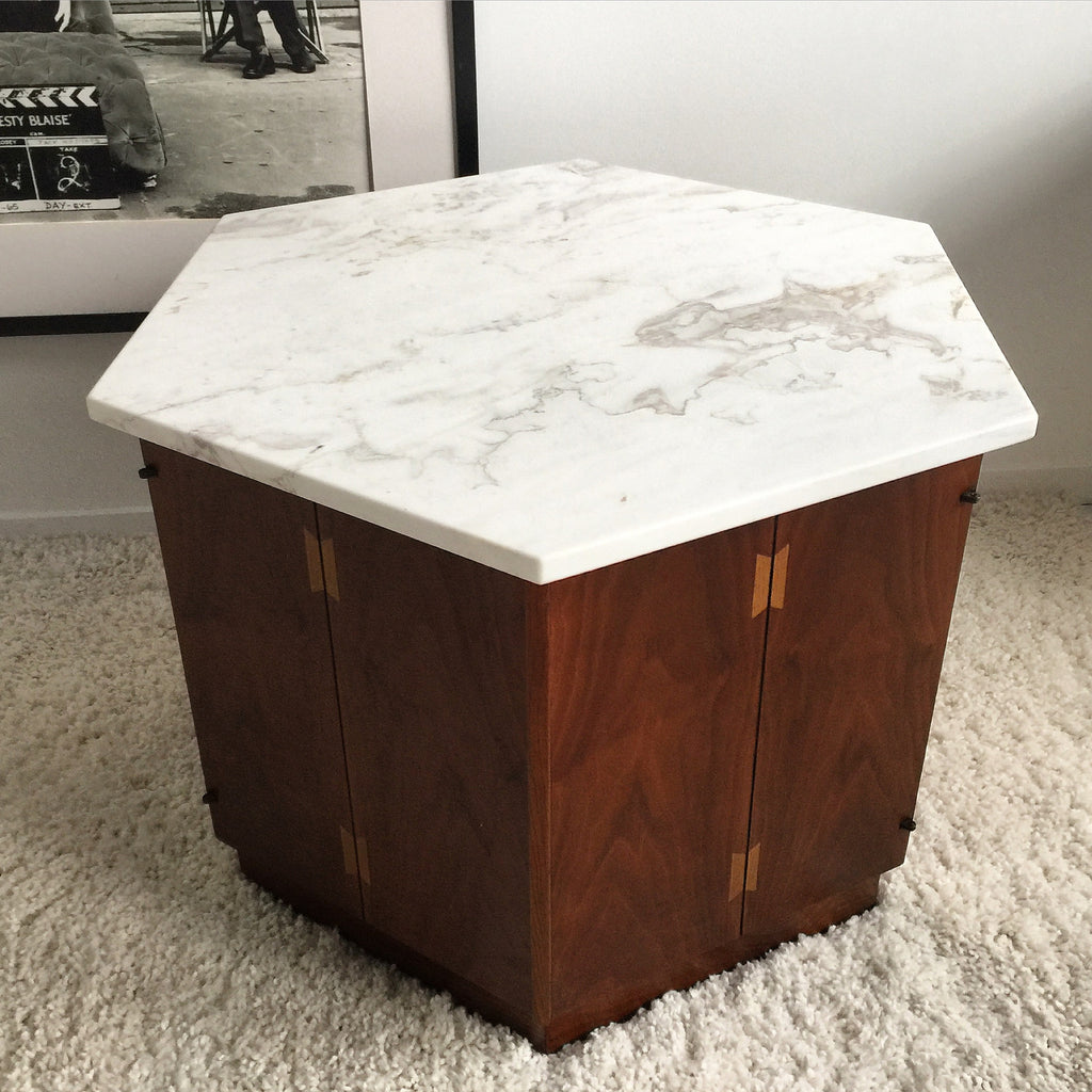 American Lane Furniture Night Stands with Mable Tops
