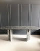 Vintage Grey Marble Dining Table