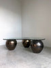 SOLD Vintage Raku Ceramic and Sculpted Glass by American Artist Mark Hines