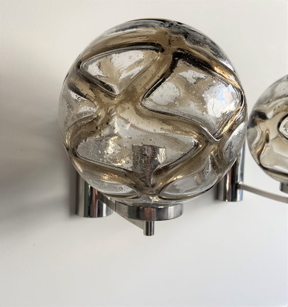 1960's Italian Wall Sconces by Mazzega