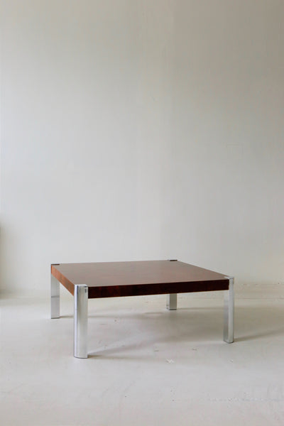 Milo Baughman Burlwood Coffee Table