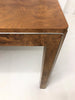 SOLD Milo Baughman Parsons style Burlwood Dining Table