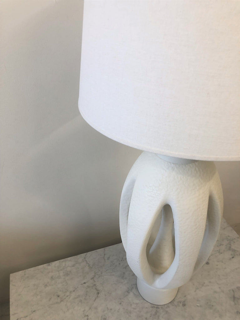 Monumental 70's Ceramic Lamp USA