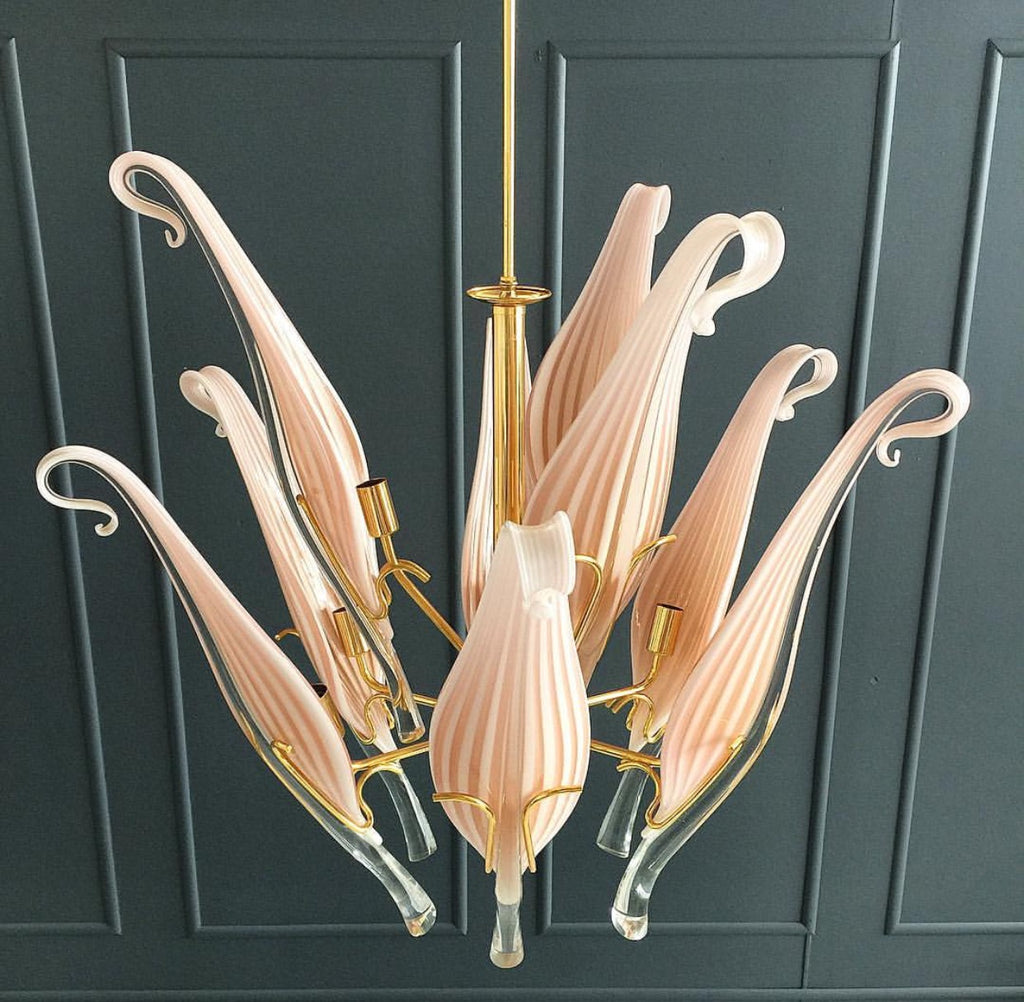 SOLD Franco Luce for Seguso Murano Chandelier