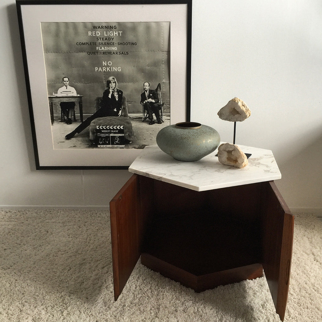 American Lane Furniture Night Stands with Mable Tops