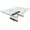 Leon Rosen for Pace Collection Glass Dining Table