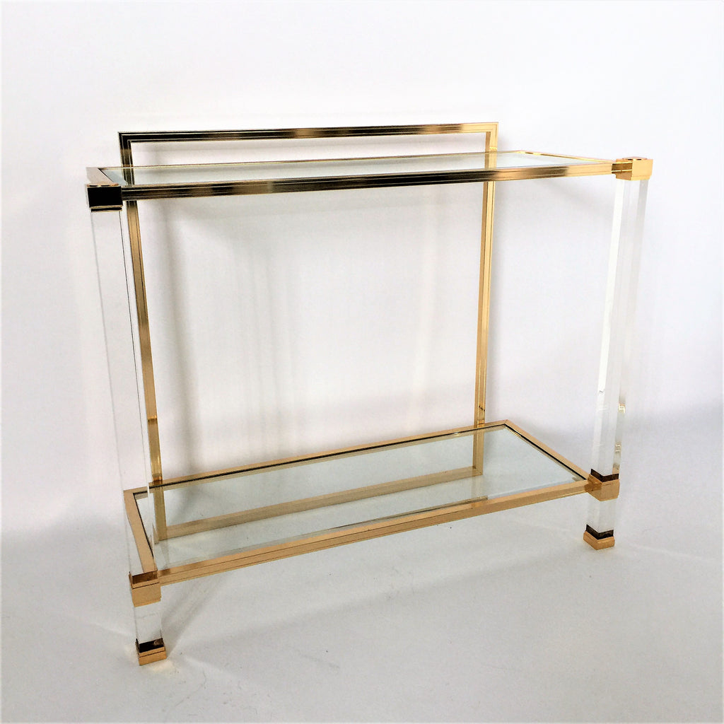 Lucite Bar Console by Pierre Vandel