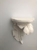 Pair of Vintage Italian Plaster Leaf Corbels