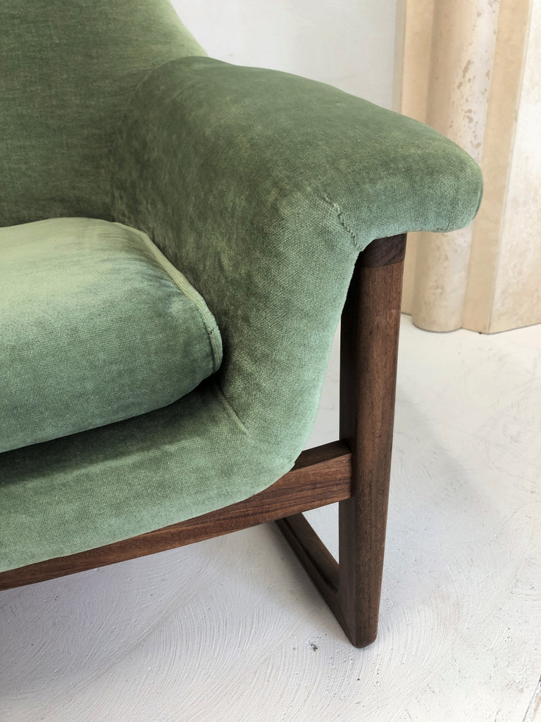 SOLD Scandinavian 1960's Teak Lounger