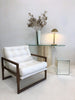 SOLD 1970's Milo Baughman Scoop Arm Chairs
