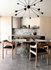 Vintage Italian Oval Marble Table