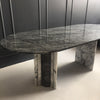 Vintage Grey Marble Dining Table